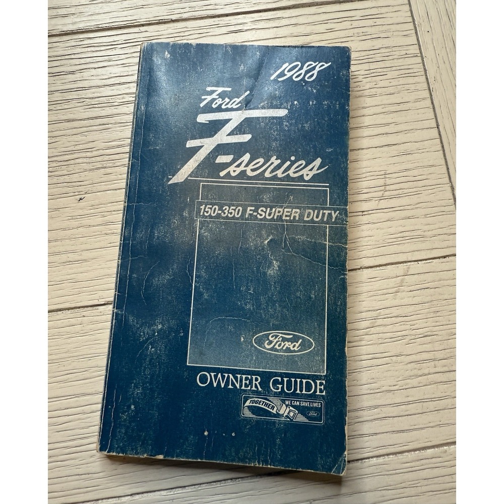 1988 Ford Truck Owners Manual User‎ Guide Reference Operator Book